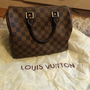 Louis Vuitton Damier ebene speedy 25